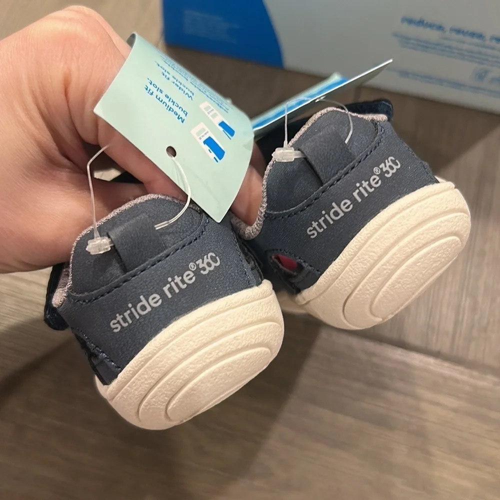 Stride Rite Kids Navy Sandals